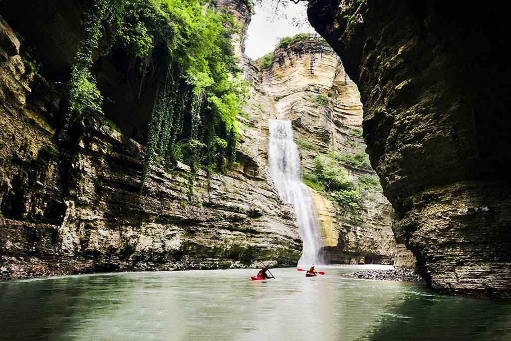 Osumi Canyon, near Berat in Albania